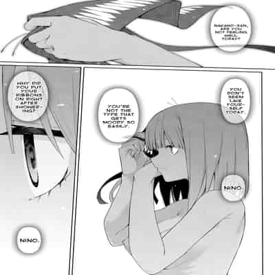 (C97) [Bad Mushrooms (Chicke III, 4why)] Nibun no Yuudou Half Seduction (Gotoubun no Hanayome) [English]